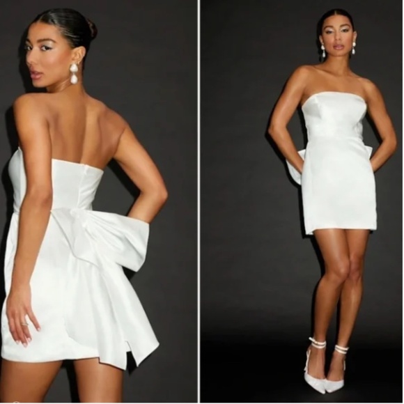 LULUS Mystery ***BRIDAL BUNDLE*** Shower Honeymoon Bachelorette Reception Elope - Picture 8 of 16